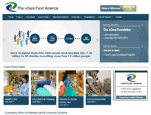 Tablet Screenshot of i-care-america.org